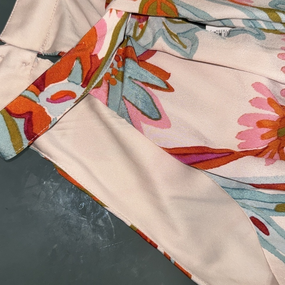 Julia Jordan Slip Dress Julia Jordan Flowy Multicolored Halter Dress  Size 2 - Picture 10 of 11